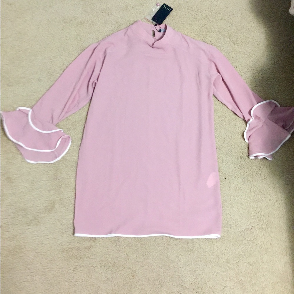 NWT Chiffon Pink Blouse